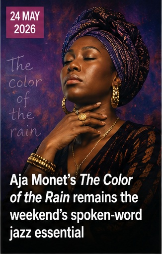 Aja Monet’s The Color of the Rain remains the weekend’s spoken-word jazz essential