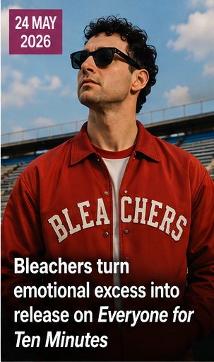 Bleachers turn emotional excess into release on Everyone for Ten Minutes