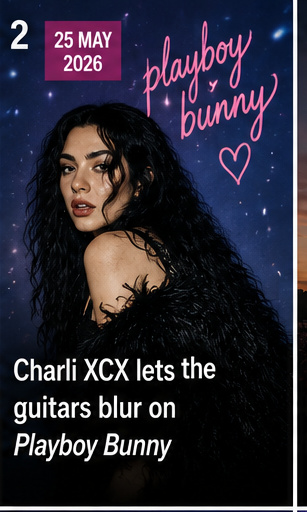 Charli XCX lets the guitars blur on Playboy Bunny