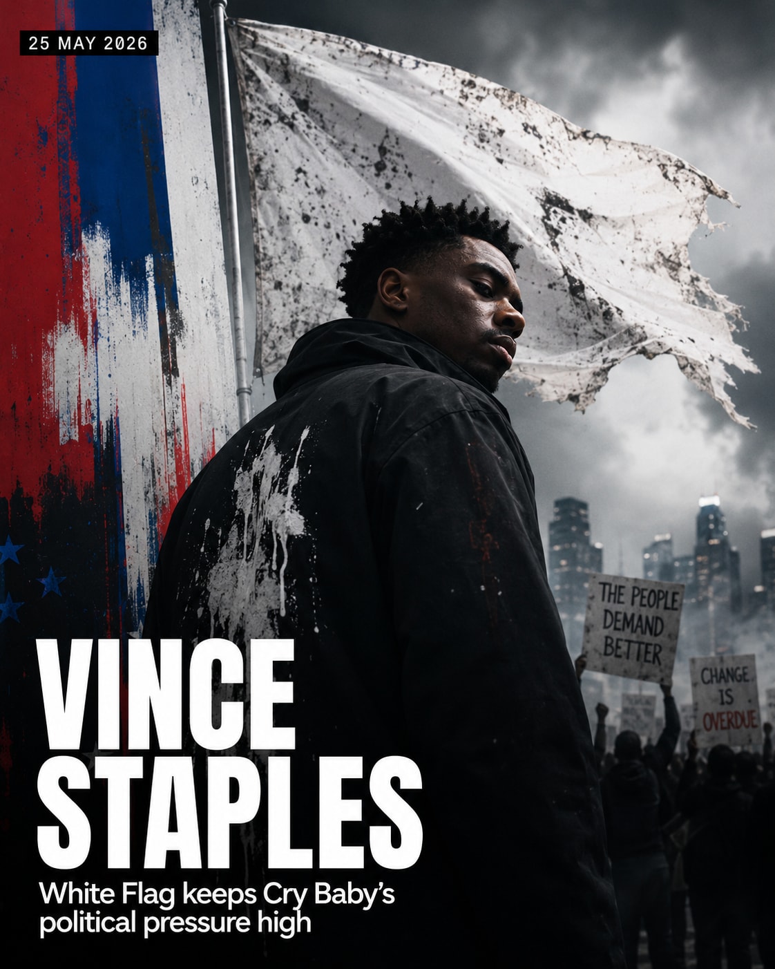 Vince Staples’ White Flag keeps Cry Baby’s political pressure high