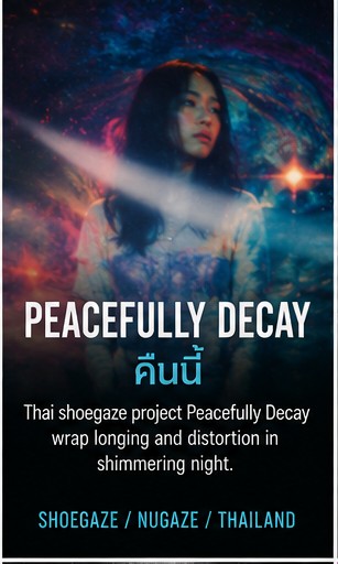 Peacefully Decay wrap longing and distortion in shimmering night
