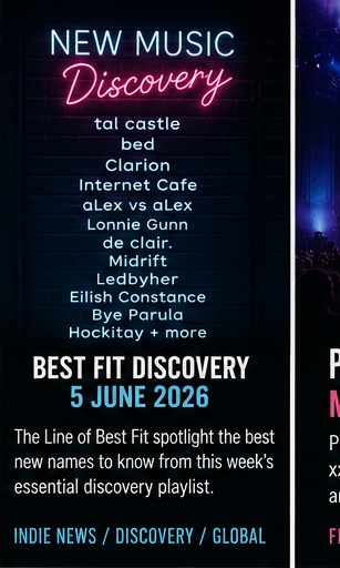 Best Fit’s 5 June discovery list points toward the next under-the-radar names