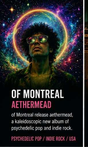 of Montreal open Aethermead like a psychedelic diary with glitter in the margins