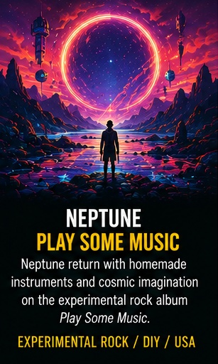 Neptune return with Play Some Music and turn scrap metal into mythology