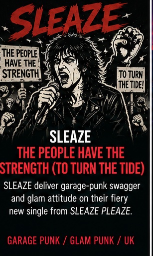 SLEAZE turn The People Have The Strength into a glam-punk warning flare