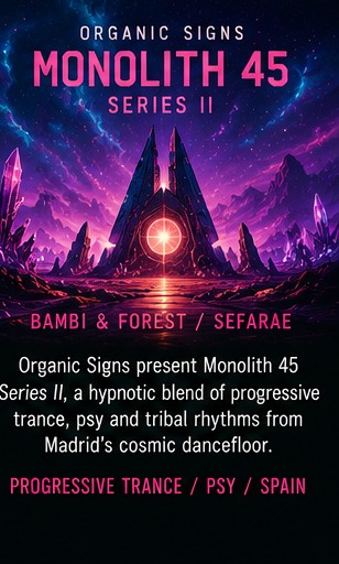 Organic Signs build Monolith 45 Series II like a trance object from another dimension