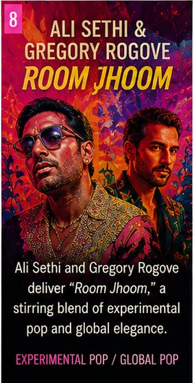 Ali Sethi and Gregory Rogove make Room Jhoom feel like devotional pop in motion