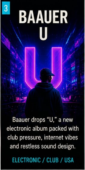 Baauer gives U a sharp new electronic shape