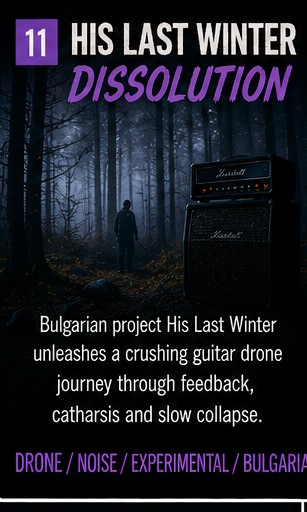 His Last Winter makes Dissolution feel like amplified guitar grief collapsing in slow motion