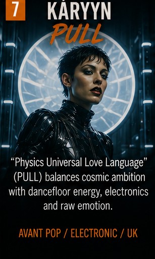 KÁRYYN grounds cosmic theory in theatrical hooks on PULL