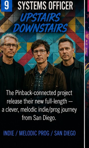 Systems Officer go Upstairs Downstairs and let San Diego indie complexity breathe