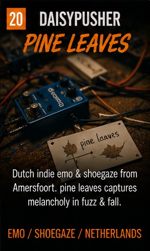 daisypusher lets pine leaves fall over Amersfoort shoegaze heartbreak