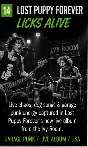 Lost Puppy Forever make Licks Alive bark from the Ivy Room floorboards