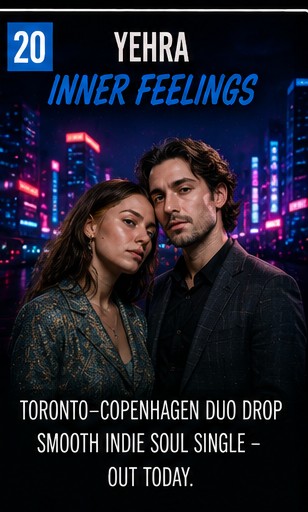 Yehra turn Inner Feelings into Toronto-Copenhagen adult-alternative velvet