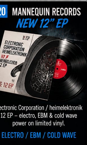 Electronic Corporation and heimelektronik bring old machine music back on wax