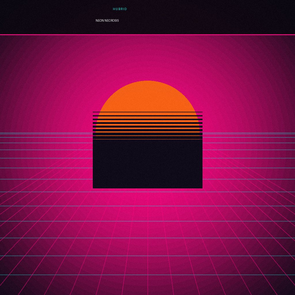 HUBRID makes Neon Necrosis glow like cyberpunk decay under blacklight