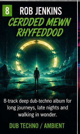 Rob Jenkins walks Cerdded Mewn Rhyfeddod through deep dub-techno wonder
