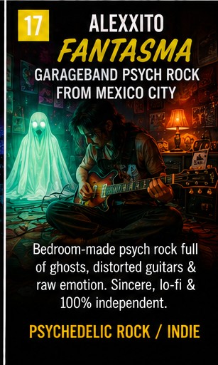 AlexXito lets fantasma haunt GarageBand with sincere psychedelic fuzz