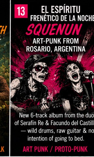 El Espíritu Frenético de la Noche make Squenun sound like Rosario losing sleep on purpose