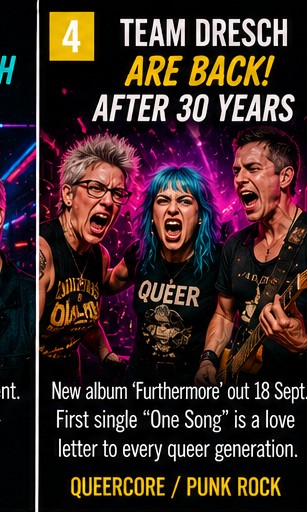 Team Dresch return after thirty years with a battle cry called Furthermore