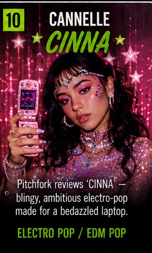 Cannelle makes CINNA sparkle like a Tumblr laptop covered in rhinestones