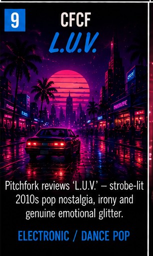 CFCF gives L.U.V. a strobe-lit 2010s makeover with a wink and a pulse