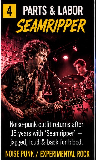 Parts & Labor rip the seam open after fifteen years away