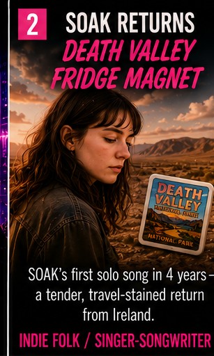 SOAK brings home a death valley fridge magnet and four years of quiet weather