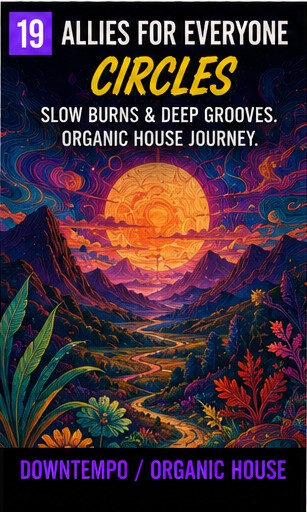 Allies for Everyone walk Circles through organic house at slow-burn speed