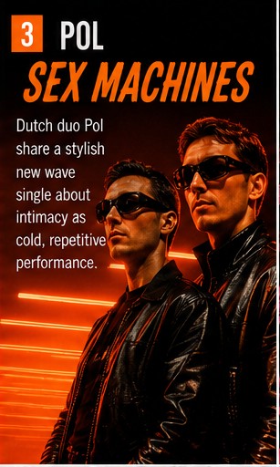 Pol make Sex Machines sound cold, stylish and dangerously well-lit