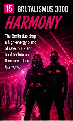 Brutalismus 3000 call the album Harmony and probably mean the opposite beautifully