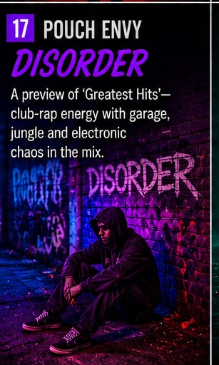 BISKHIT and POUCH ENVY make DISORDER sound like a club edit with the wires exposed