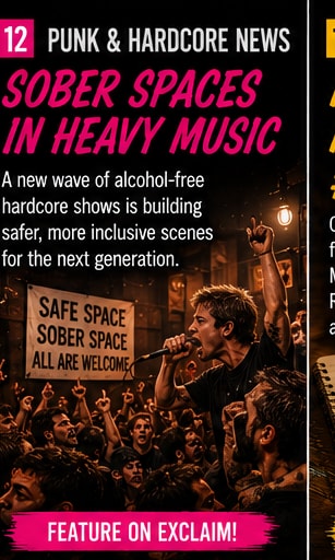 Exclaim’s sober-spaces feature shows hardcore growing up without losing the edge