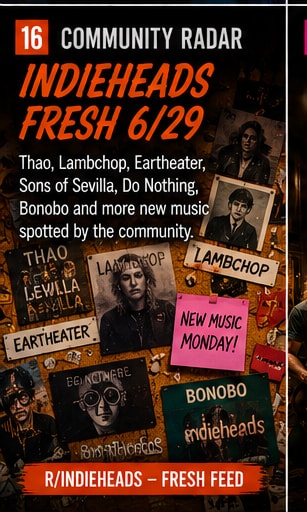 Indieheads’ 29 June fresh shelf catches Thao, Lambchop, Eartheater and the Monday spillover