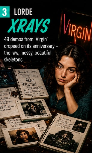 Lorde opens XRAYS and lets the Virgin skeletons walk around in daylight