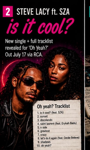 Steve Lacy and SZA make is it cool? sound like self-sabotage dressed in silk