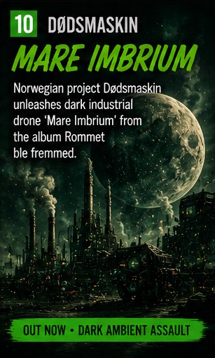 Dødsmaskin make Mare Imbrium sound like Norway’s death machine staring at the moon