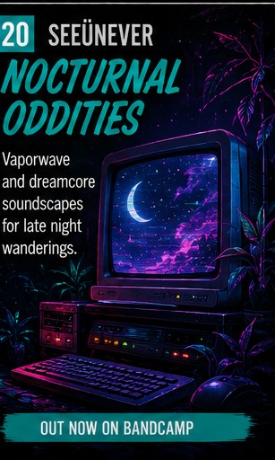 seeünever turns nocturnal_oddities into Scranton vapor-drone night static