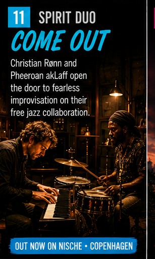 Spirit Duo let piano and drums come out swinging from Copenhagen’s experimental edge