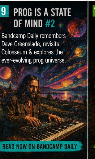Bandcamp’s Prog Is a State of Mind pours one out for Dave Greenslade and keeps the deep end open