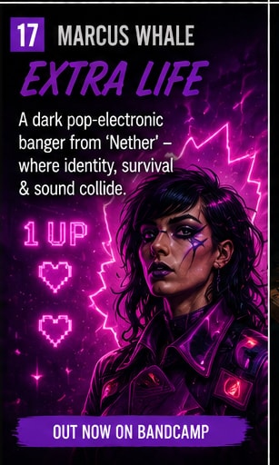 Marcus Whale’s Extra Life respawns Nether with Sydney electronics and gothic-pop pressure