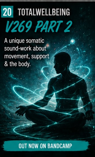 Totalwellbeing’s V269 Part 2 turns body mechanics into a quiet electronic instruction manual