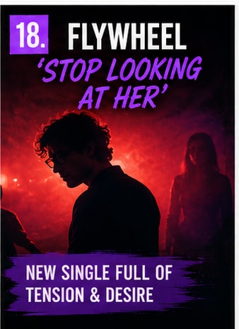A silhouette of a man looking tense in a dark, atmospheric setting with a woman in the background.