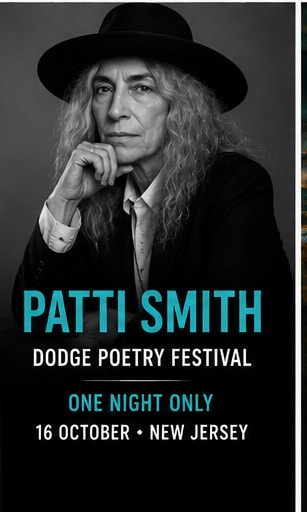 Hero image for Patti Smith Returns Home For Poetry, Music And Stories