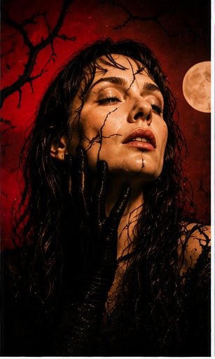 Ferocious new theme artwork for Fiona Apple's Horns of the Bull.