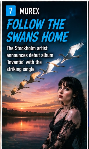 Murex debuting avant-pop album Inventio with single Flock Of Swans Fly In V's.
