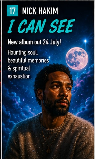 Nick Hakim performing alternative soul album I Can See.