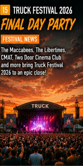 Crowds gathered at Hill Farm main stage for Truck Festival 2026.