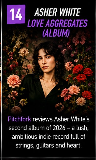Asher White surrounded by botanical flowers and romantic dark floral textures.